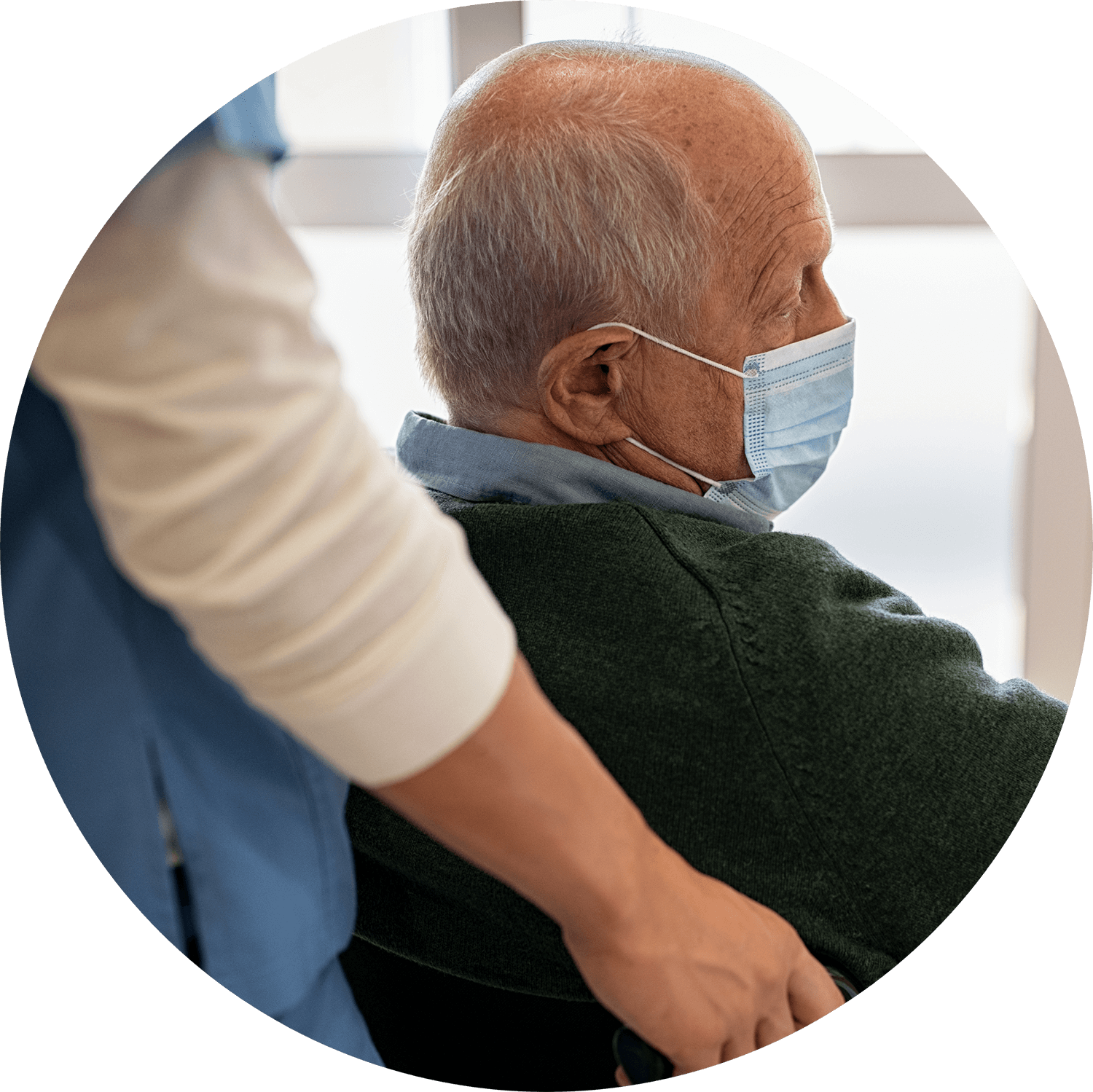 man in a nursing home